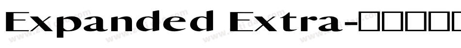 Expanded Extra字体转换